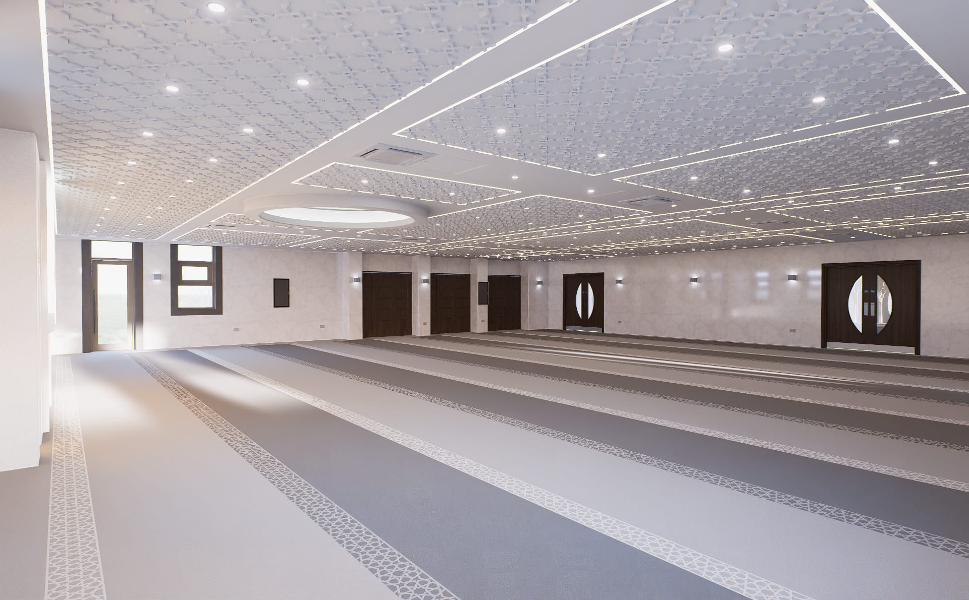 Rendering of the expanded masjid interior